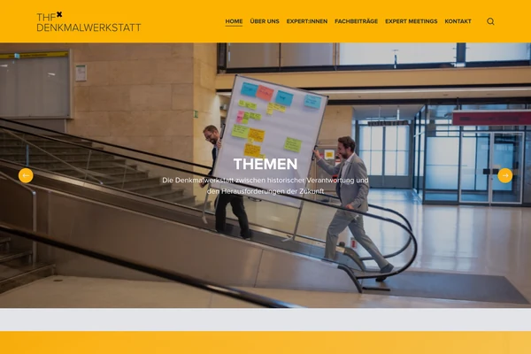 THFxDenkmalwerkstatt, Startseite